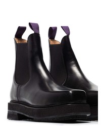 schwarze Chelsea Boots aus Leder von Eytys