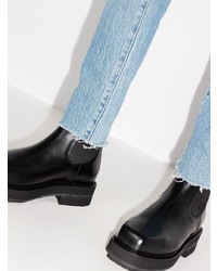 schwarze Chelsea Boots aus Leder von Eytys