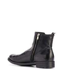 schwarze Chelsea Boots aus Leder von Officine Creative