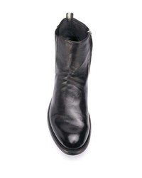 schwarze Chelsea Boots aus Leder von Officine Creative