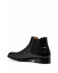 schwarze Chelsea Boots aus Leder von Alberto Fasciani