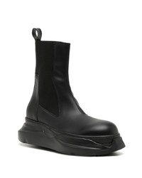 schwarze Chelsea Boots aus Leder von Rick Owens DRKSHDW