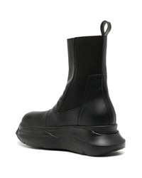 schwarze Chelsea Boots aus Leder von Rick Owens DRKSHDW