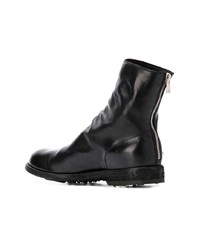 schwarze Chelsea Boots aus Leder von Officine Creative