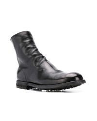 schwarze Chelsea Boots aus Leder von Officine Creative