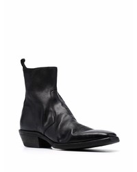 schwarze Chelsea Boots aus Leder von Premiata