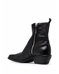 schwarze Chelsea Boots aus Leder von Premiata