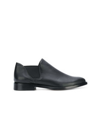 schwarze Chelsea Boots aus Leder von Soloviere