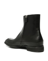 schwarze Chelsea Boots aus Leder von The Row