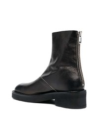 schwarze Chelsea Boots aus Leder von MM6 MAISON MARGIELA