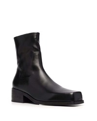 schwarze Chelsea Boots aus Leder von Marsèll