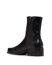 schwarze Chelsea Boots aus Leder von Marsèll