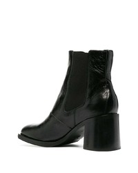 schwarze Chelsea Boots aus Leder von Our Legacy