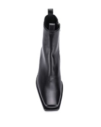 schwarze Chelsea Boots aus Leder von Ann Demeulemeester