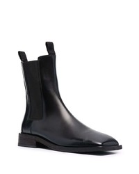 schwarze Chelsea Boots aus Leder von Marsèll