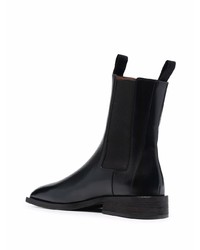 schwarze Chelsea Boots aus Leder von Marsèll