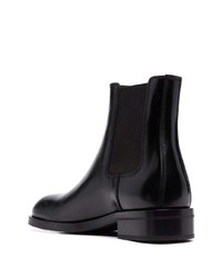 schwarze Chelsea Boots aus Leder von Sandro