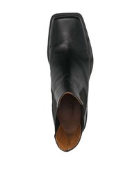 schwarze Chelsea Boots aus Leder von Marni