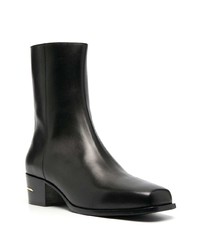 schwarze Chelsea Boots aus Leder von Amiri