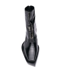 schwarze Chelsea Boots aus Leder von 1017 Alyx 9Sm