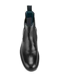 schwarze Chelsea Boots aus Leder von Tricker's