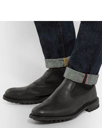 schwarze Chelsea Boots aus Leder von Tricker's