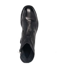 schwarze Chelsea Boots aus Leder von Officine Creative