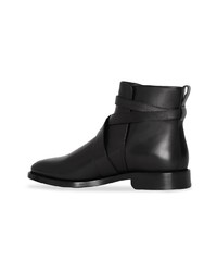 schwarze Chelsea Boots aus Leder von Burberry