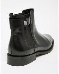 schwarze Chelsea Boots aus Leder von Faith