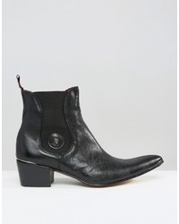 schwarze Chelsea Boots aus Leder von Jeffery West