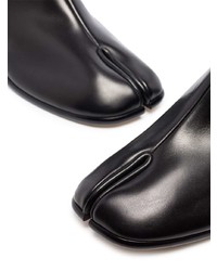 schwarze Chelsea Boots aus Leder von Maison Margiela