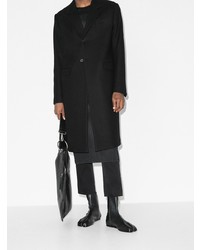 schwarze Chelsea Boots aus Leder von Maison Margiela