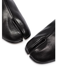 schwarze Chelsea Boots aus Leder von Maison Margiela