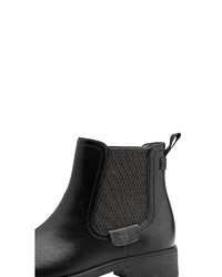 schwarze Chelsea Boots aus Leder von Tamaris