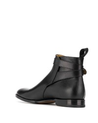 schwarze Chelsea Boots aus Leder von Scarosso