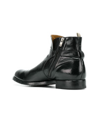 schwarze Chelsea Boots aus Leder von Officine Creative