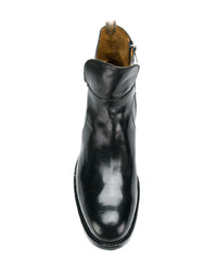 schwarze Chelsea Boots aus Leder von Officine Creative