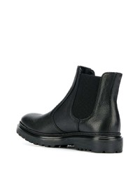 schwarze Chelsea Boots aus Leder von Leqarant