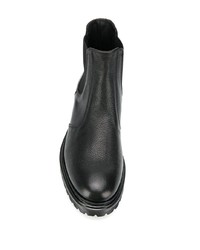 schwarze Chelsea Boots aus Leder von Leqarant