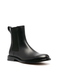 schwarze Chelsea Boots aus Leder von Bottega Veneta