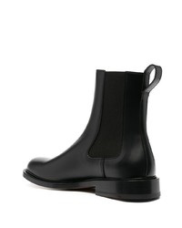 schwarze Chelsea Boots aus Leder von Bottega Veneta