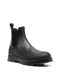 schwarze Chelsea Boots aus Leder von Woolrich