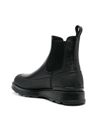 schwarze Chelsea Boots aus Leder von Woolrich