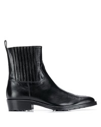 schwarze Chelsea Boots aus Leder von Toga Virilis