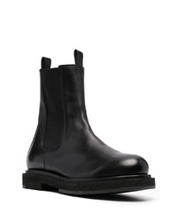 schwarze Chelsea Boots aus Leder von Officine Creative