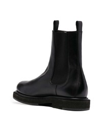 schwarze Chelsea Boots aus Leder von Officine Creative