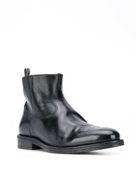 schwarze Chelsea Boots aus Leder von Golden Goose