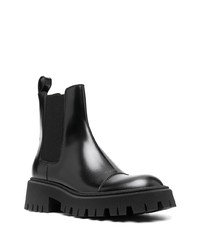 schwarze Chelsea Boots aus Leder von Balenciaga