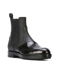 schwarze Chelsea Boots aus Leder von Pierre Hardy