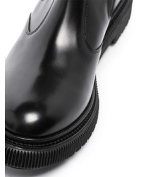 schwarze Chelsea Boots aus Leder von Adieu Paris